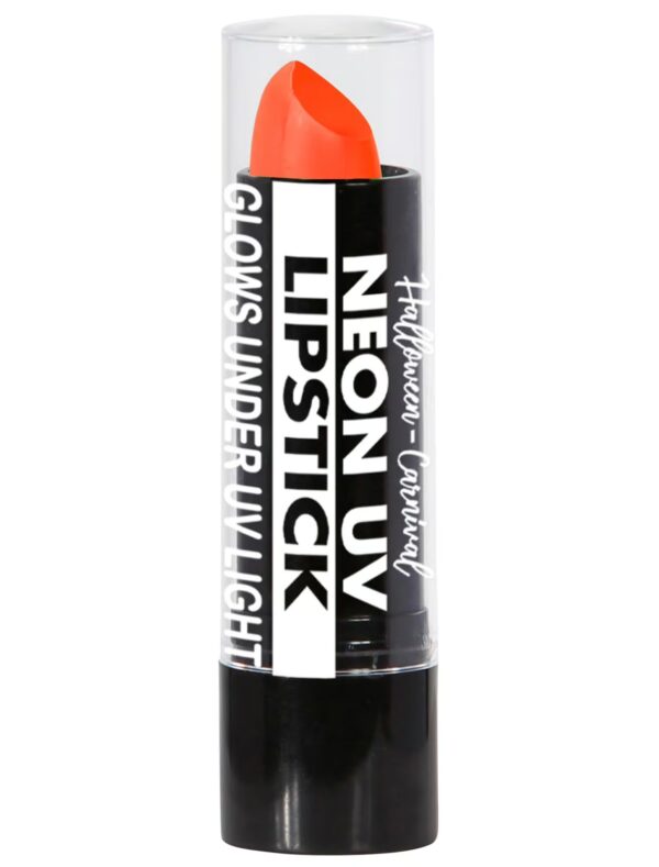 Lippenstift UV 6ml neonorange Schminke für Karneval & Fasching