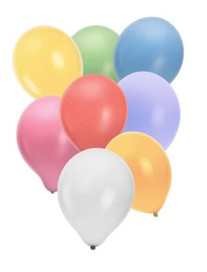 Luftballons pastell bunt 100er Btl.  90/100 Farbe: bunt