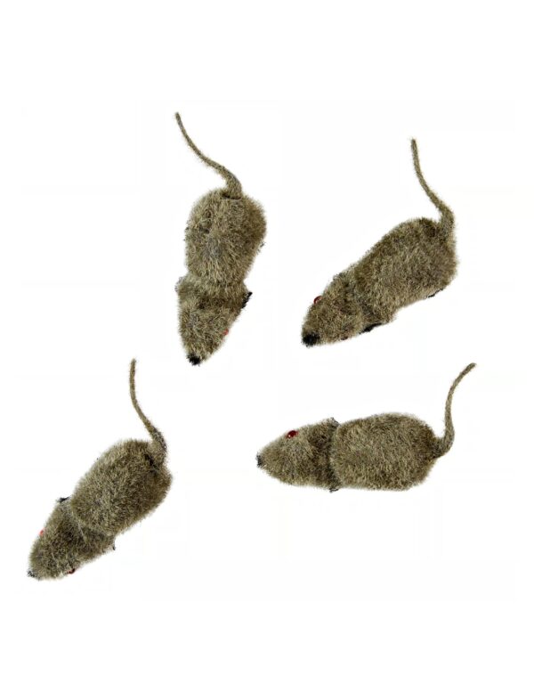 Mäuse 8 Stk. grau 5cm