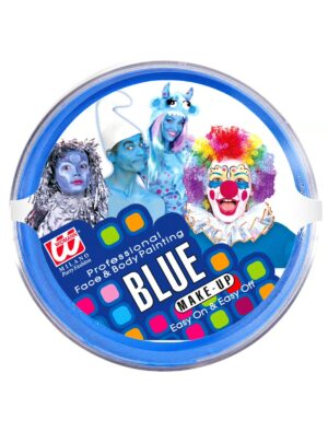 Make-up 25g blau Schminke für Karneval & Fasching