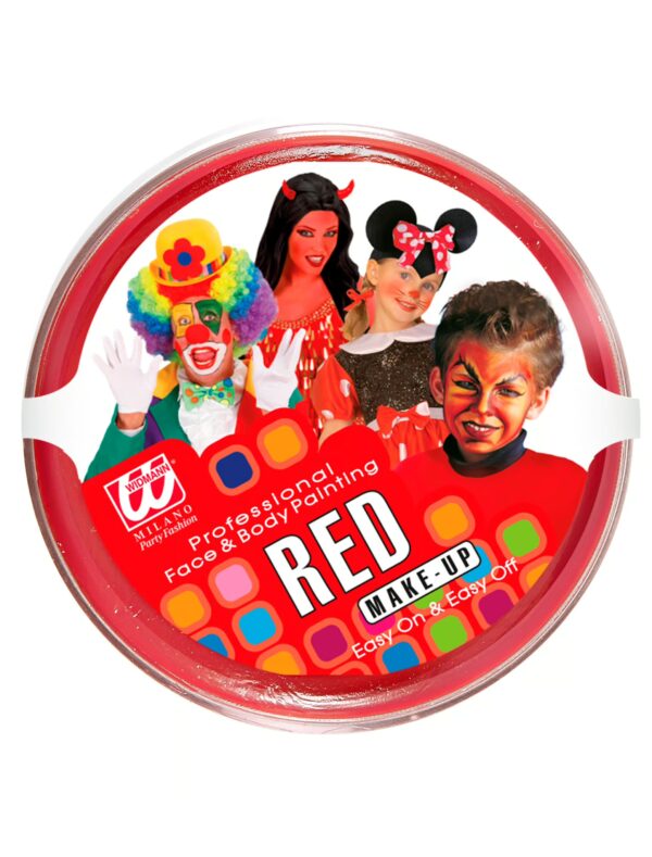 Make-up 25g rot Schminke für Karneval & Fasching
