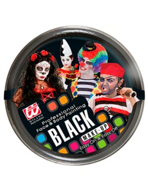 Make-up 25g schwarz Schminke für Karneval & Fasching
