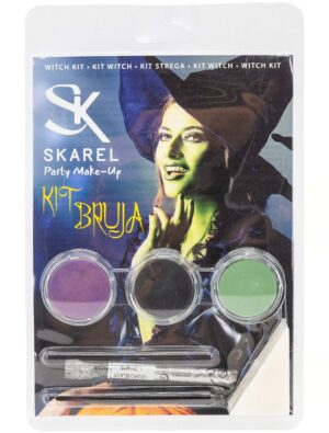 Make-up Set Hexe Schminke für Karneval & Fasching Farbe: transparent