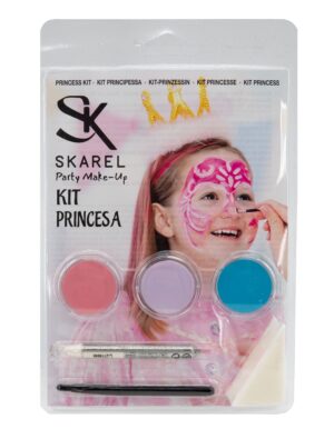 Make-up Set Prinzessin Schminke für Karneval & Fasching Farbe: bunt