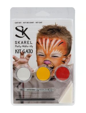 Make-up Set Tiger Schminke für Karneval & Fasching Farbe: bunt