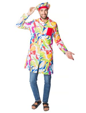 Maler Herren 2-tlg. Herren bunt L/XL Farbe: bunt