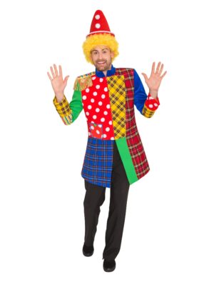 Mantel Clown Herren bunt S Farbe: bunt