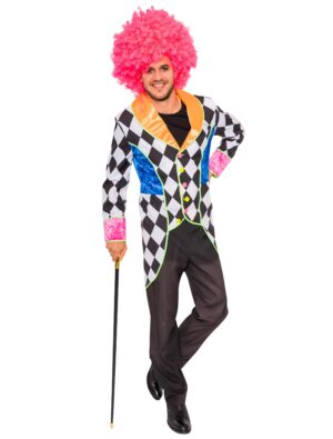 Mantel Harlekin Herren bunt 2XL Farbe: bunt