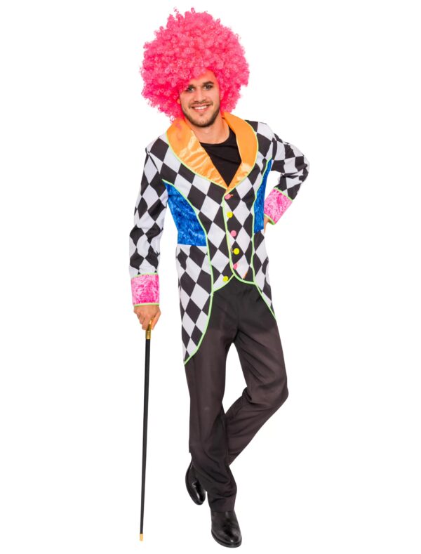 Mantel Harlekin Herren bunt 2XL Farbe: bunt