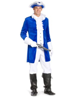 Mantel Herren blau S