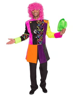 Mantel Herren neon bunt L Farbe: bunt
