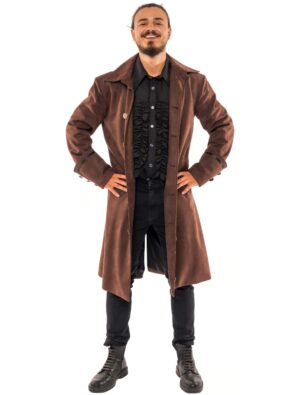 Mantel Pirat Herren braun 2XL/3XL
