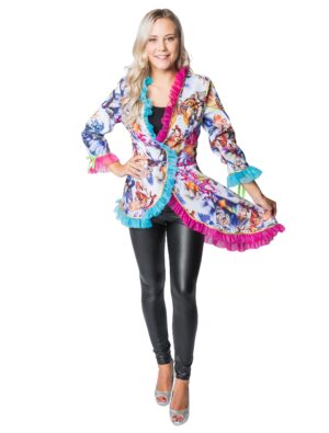 Mantel Schmetterling Damen bunt S Farbe: bunt