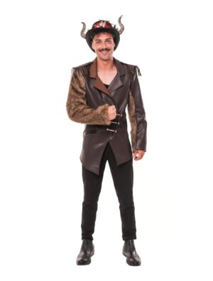 Mantel Voodoo Schamane braun S/M