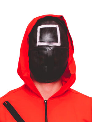 Maske Quadrat Farbe: schwarz