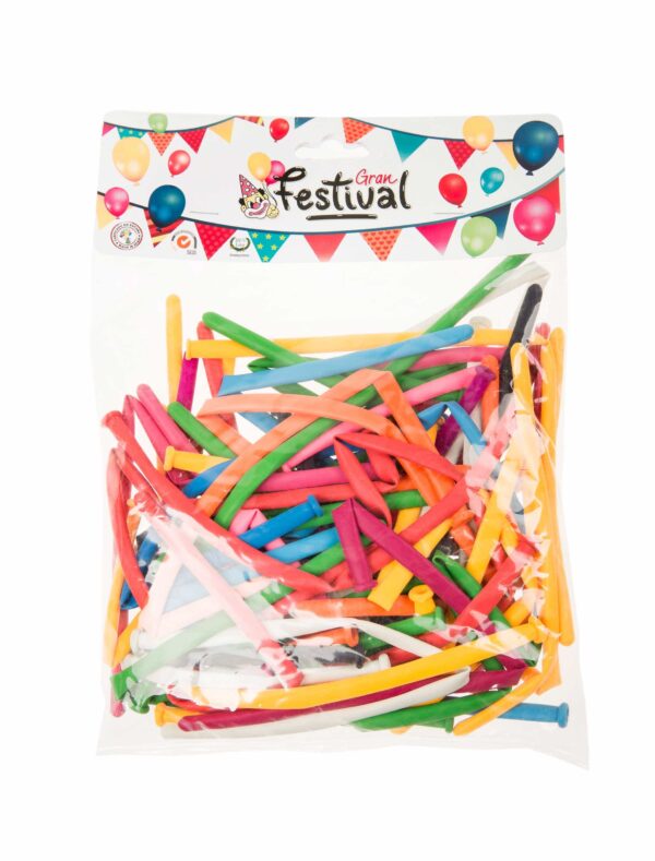 Modellierballons 50 Stk. Farbe: mehrfarbig
