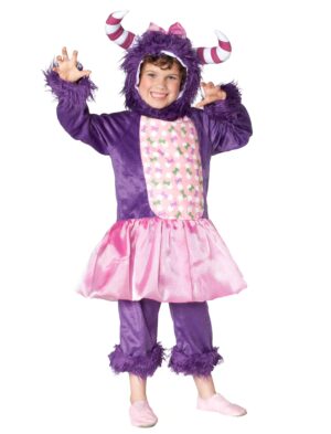 Monster Kinder 3-tlg. lila
