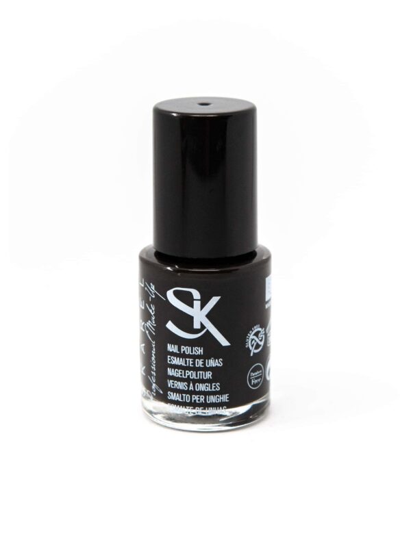 Nagellack Color 10ml schwarz Schminke für Karneval & Fasching