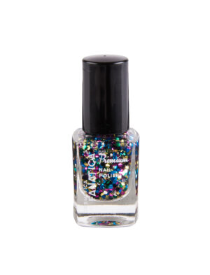 Nagellack Glitzer 12ml bunt Schminke für Karneval & Fasching Farbe: bunt