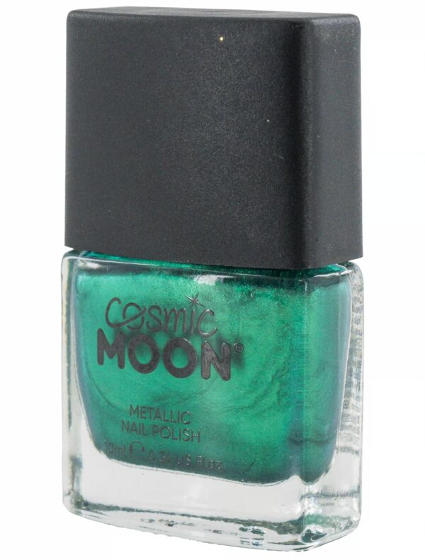 Nagellack metallic 14ml grün Schminke für Karneval & Fasching