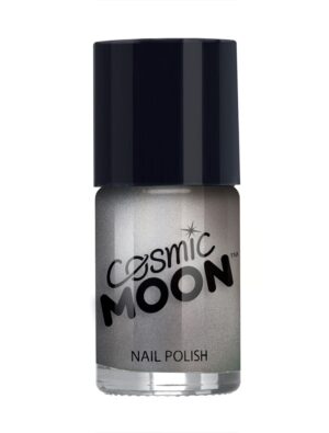 Nagellack metallic 14ml silber Schminke für Karneval & Fasching