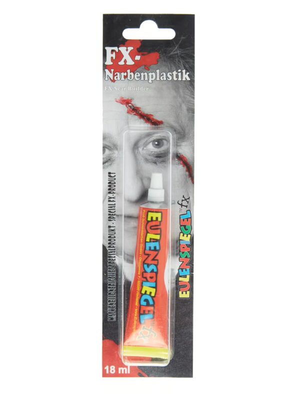 Narbenplastik 18ml Schminke für Karneval & Fasching Farbe: weiß