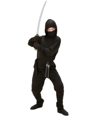 Ninja Kinder 6-tlg. schwarz 140