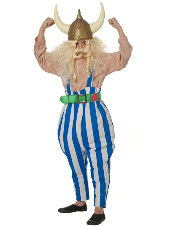 Normanne Latzhose Kinder blau/weiß 152