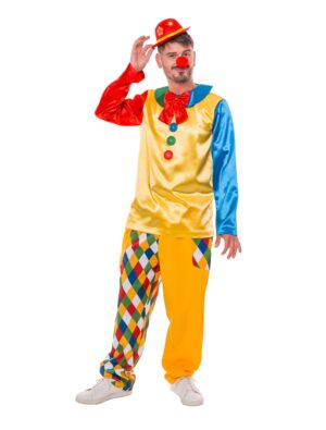 Oberteil Clown mit Knöpfen und Schleife bunt S/M Farbe: bunt