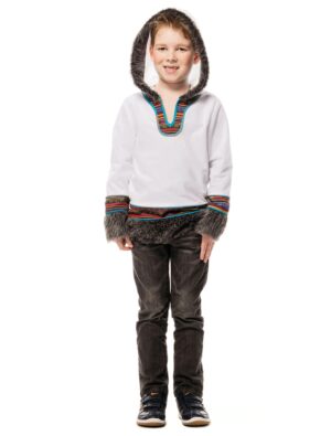 Oberteil Polar Junge Jungen weiß 152