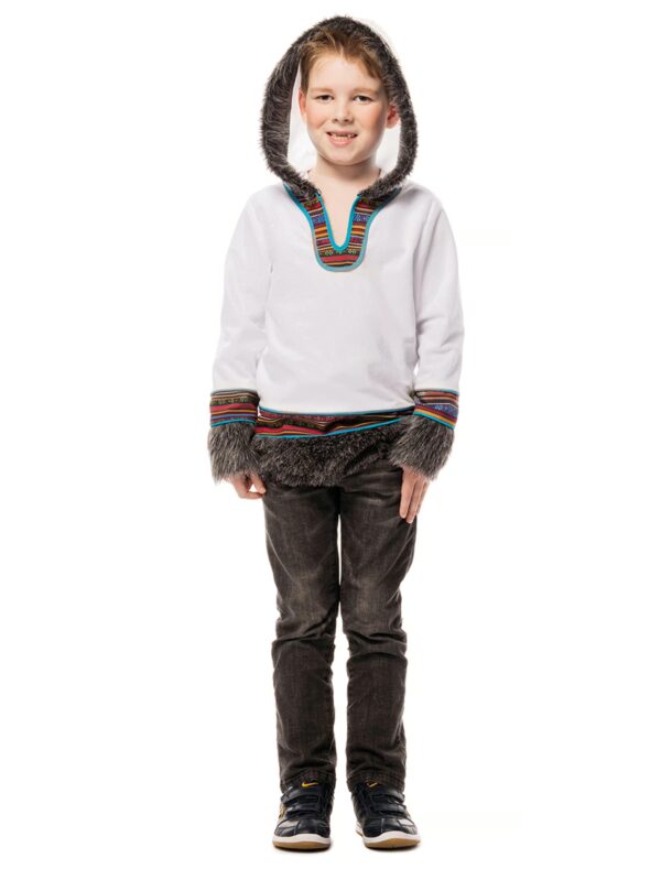 Oberteil Polar Junge Jungen weiß 152