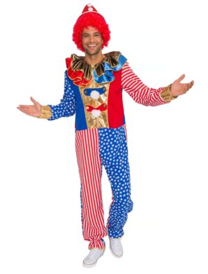 Overall Clown USA bunt L/XL Farbe: bunt