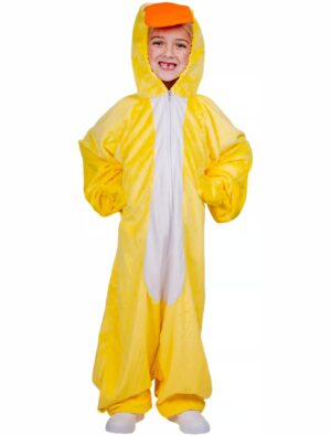 Overall Ente Plüsch Kinder gelb 116/128