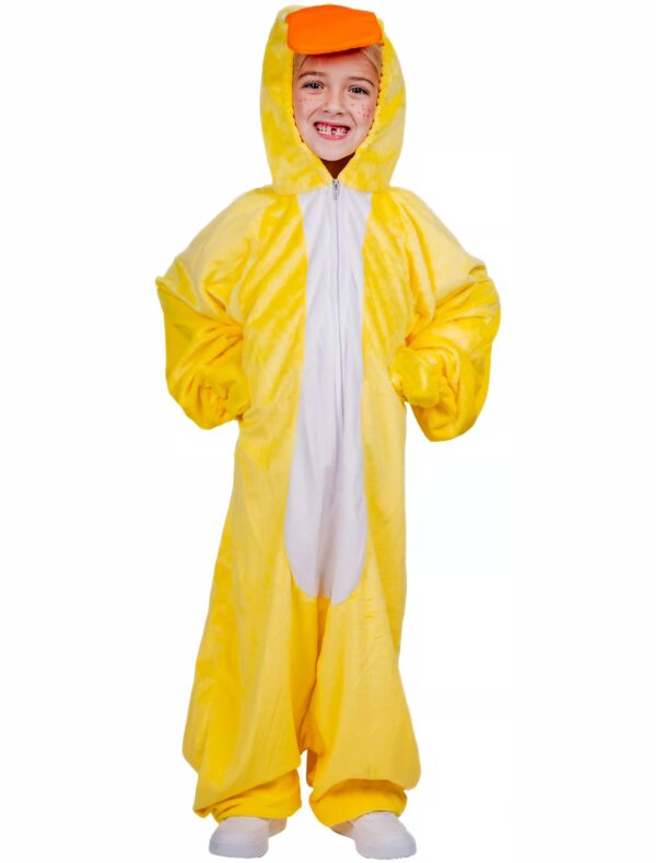 Overall Ente Plüsch Kinder gelb 116/128