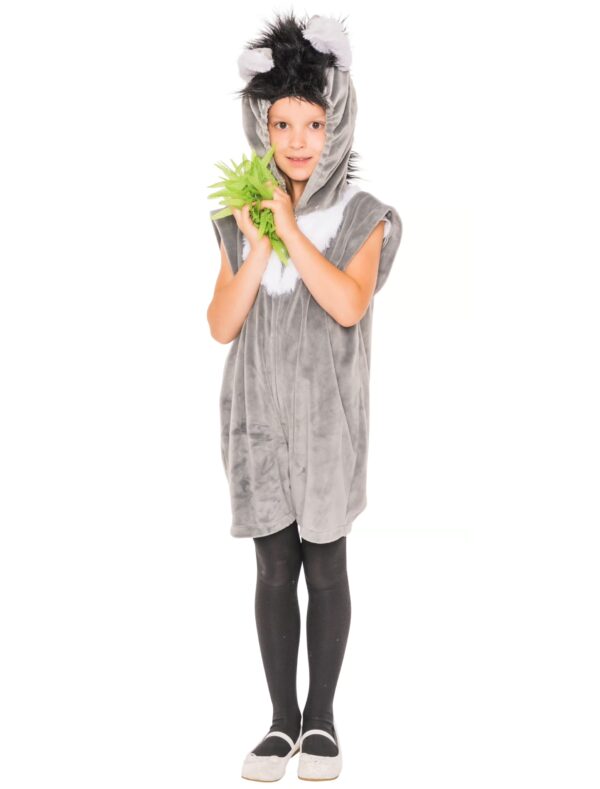 Overall Esel kurz Kinder grau 116-128