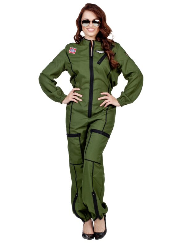 Overall Jetpilotin oliv 34