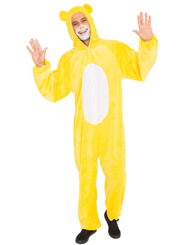 Overall Plüsch Bärchen Herren gelb 56-58