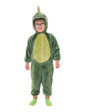 Overall Plüsch Dino grün 98/104