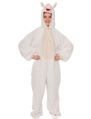 Overall Plüsch Schaf Herren weiß 50/52