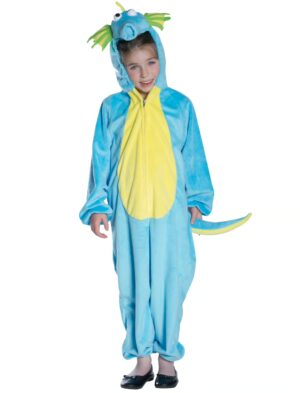 Overall Seepferdchen Plüsch 86 Farbe: blau/gelb