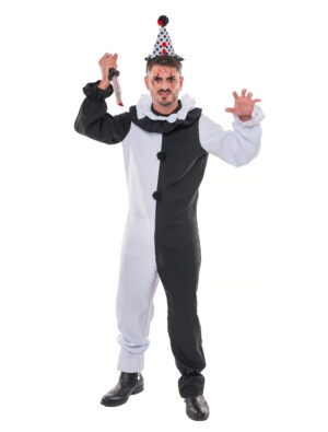 Overall Terrific Clown Herren schwarz/weiß S/M