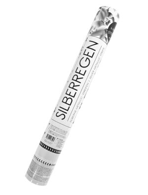 Party Popper 40 cm silber