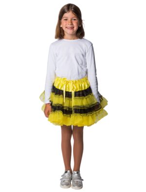 Petticoat Biene Kinder Farbe: schwarz/gelb