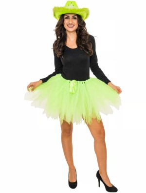 Petticoat Damen neongrün one size