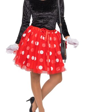 Petticoat Maus Damen Farbe: rot/weiß