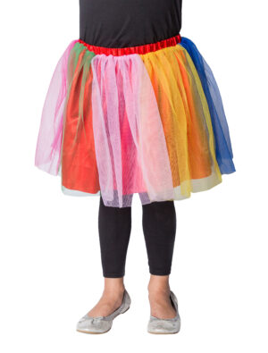 Petticoat Regenbogen Kinder rot