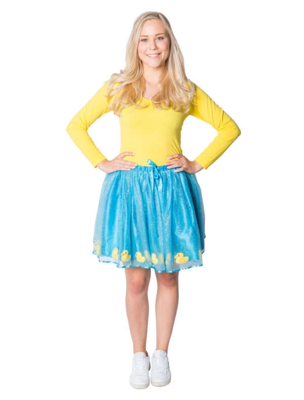 Petticoat mit Enten Erwachsene blau