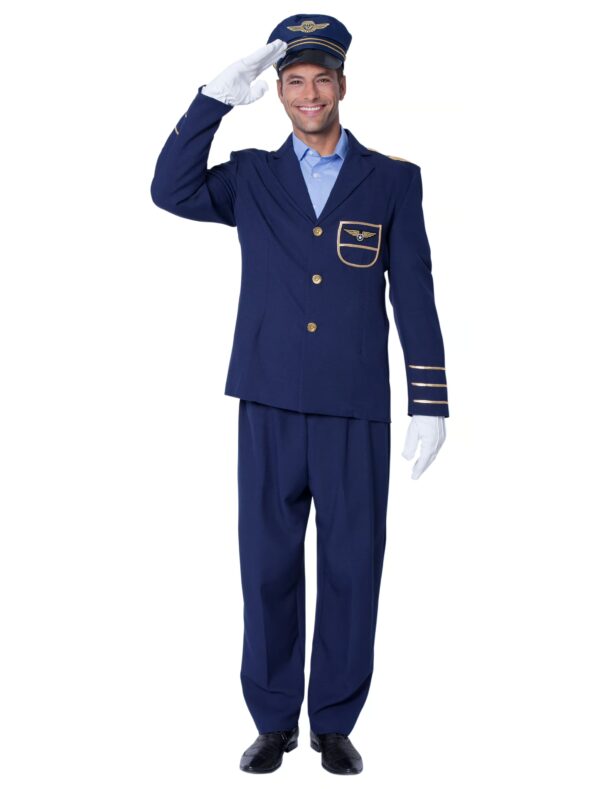 Pilot 2-tlg. blau 3XL
