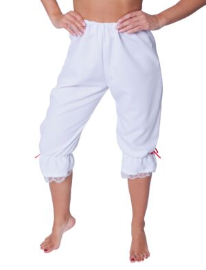 Pluderhose Damen weiß 46