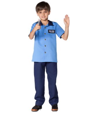 Polizist 2-tlg. 116 Farbe: blau